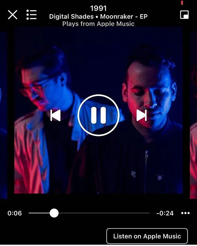 My side project with @missingwordsmusic - @digitalshadesmusic is OUT NOW on Apple Music. Available everywhere else August 7th 🤟🏽 .
.
.
.
#tour #tourlife #livemusic #thenewdivision #music #electronicmusic #idea #tnd #synthwave #synths #electronicmus