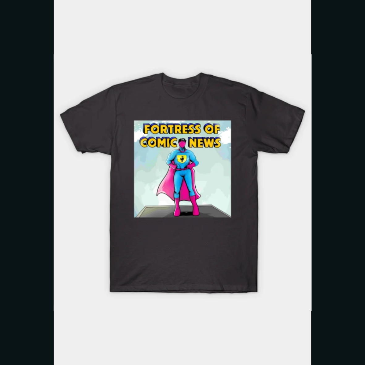 Fortress of Comics News Superhero T-Shirt