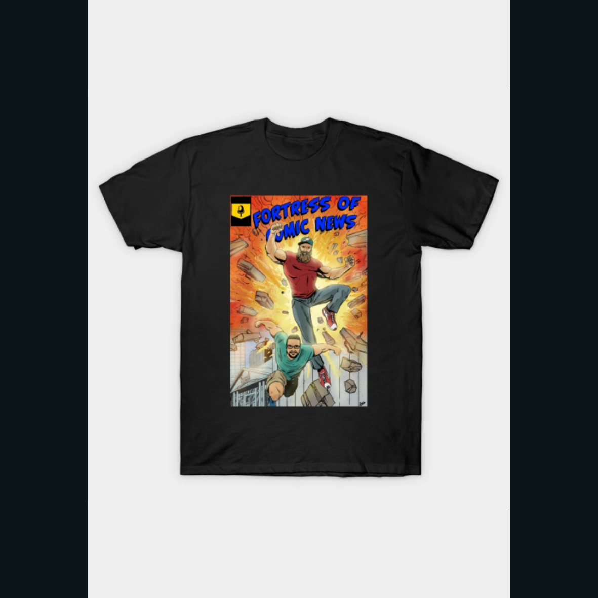 Fortress of Comic News Comic Cover T-Shirt