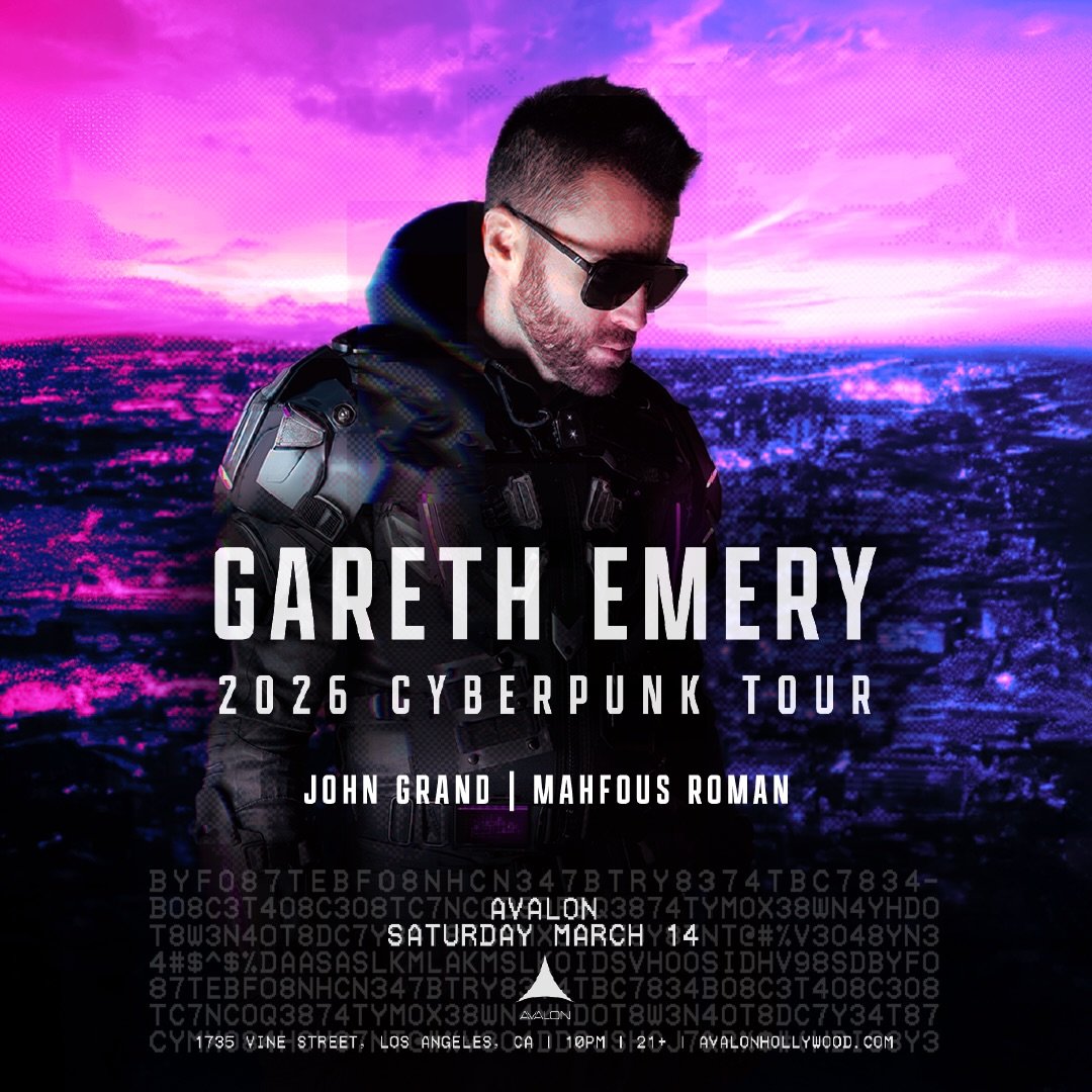Join me tomorrow at Avalon in Hollywood. Excited to be opening for @garethemery 🎉

Tickets available now