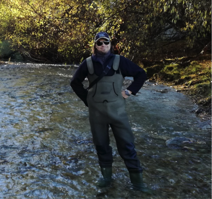Pavel at his Silverstream study site