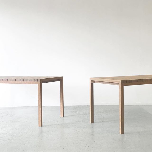 Oak tables.

#table #diningtable #oaktable #oak #woca #wocawhite #wocaoil #jameseastdesign #design #furniture #nzdesign #furnituredesign