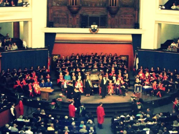 Graduating from my Master's degree at the University of Toronto (c) Arianna's Random Thoughts Hav