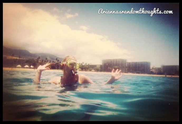 Maui, snorkelling, swimming, Arianna's Random Thoughts