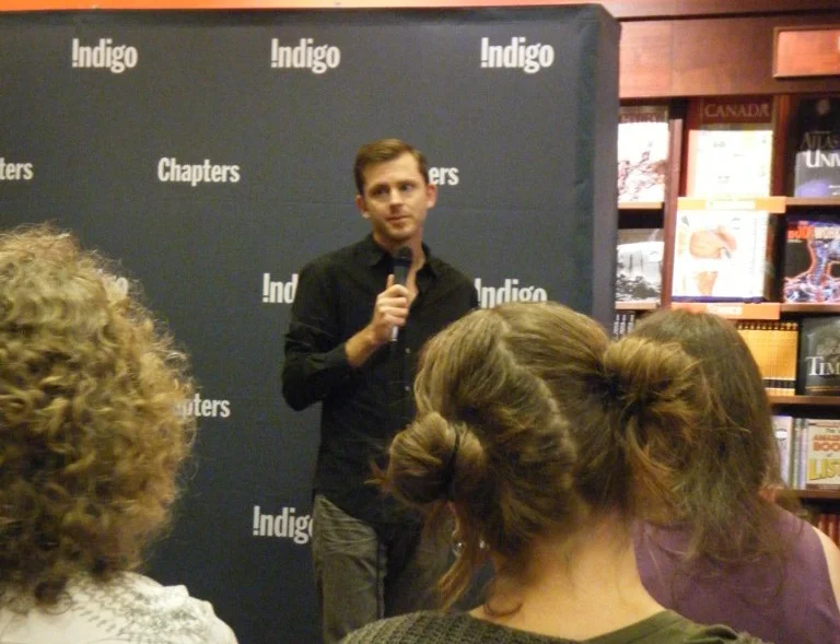 Chris Guillebeau at Chapters Robson. Photo Credit: Arianna Merritt.