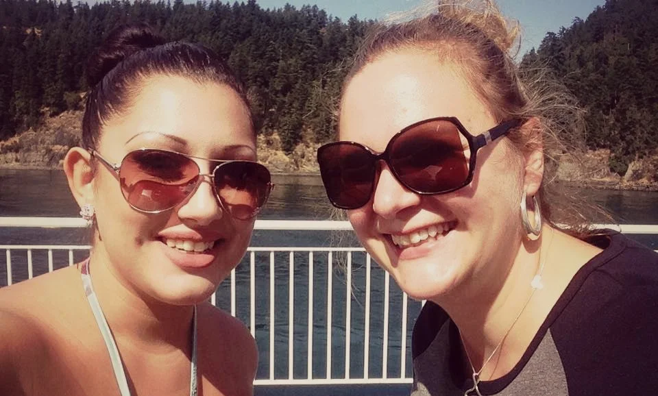 Alexandra & I on the ferry!