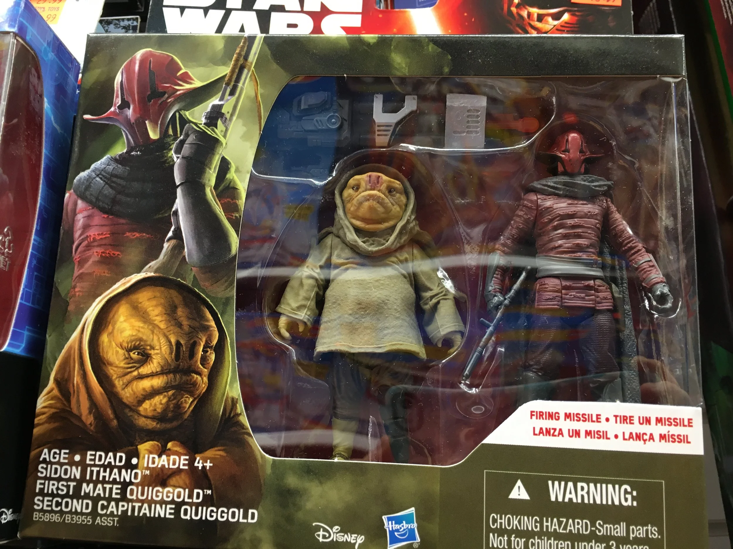 Sidon Ithano and Quiggold with bonus firing missile action