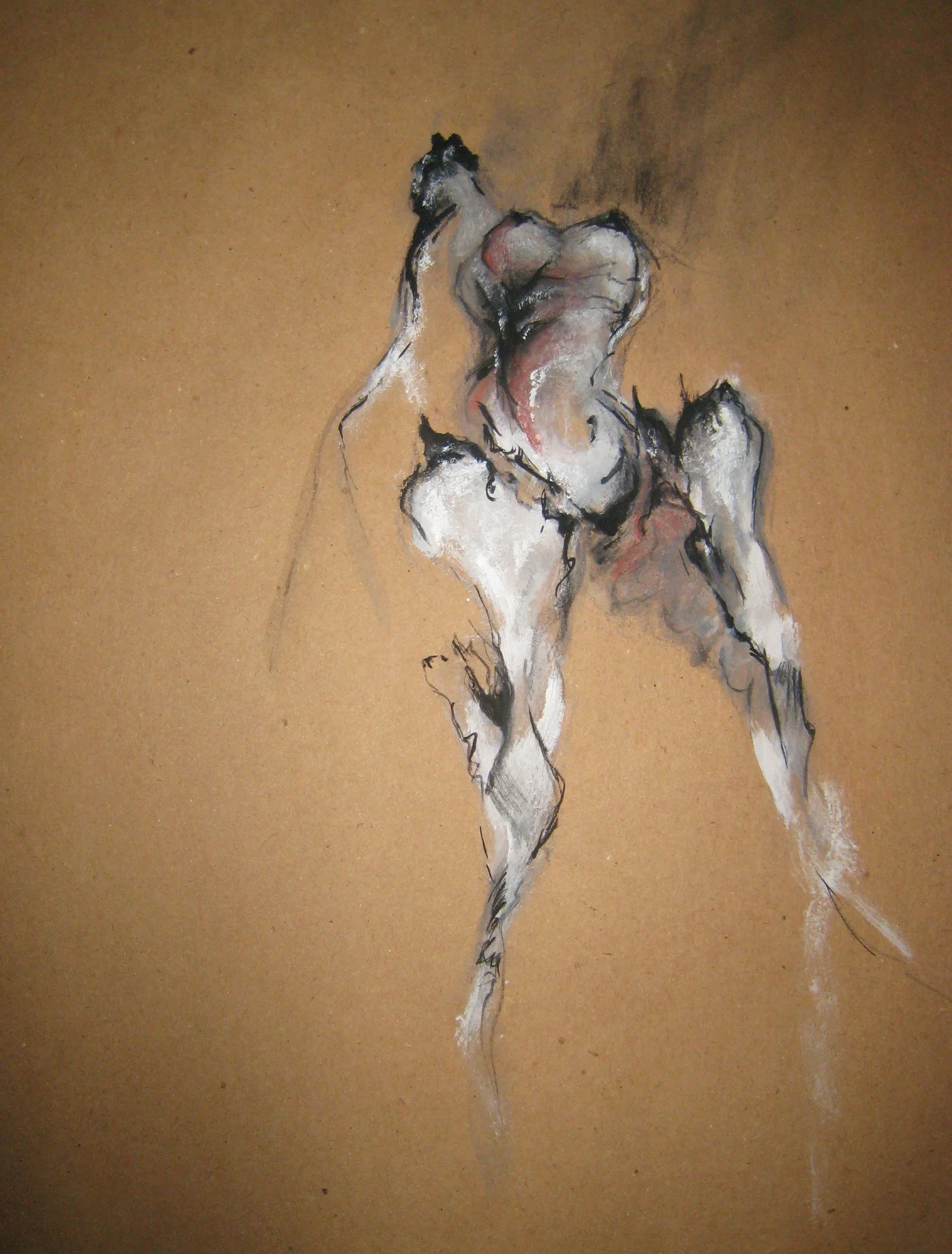 acrylic, watercolor, pencil, 2007 16 x 20 inches