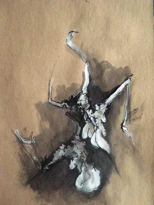 acrylic, watercolor, pencil, 2008 16 x 20 inches