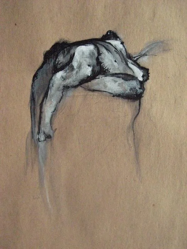 acrylic, watercolor, pencil, 2008 11 x 15 inches