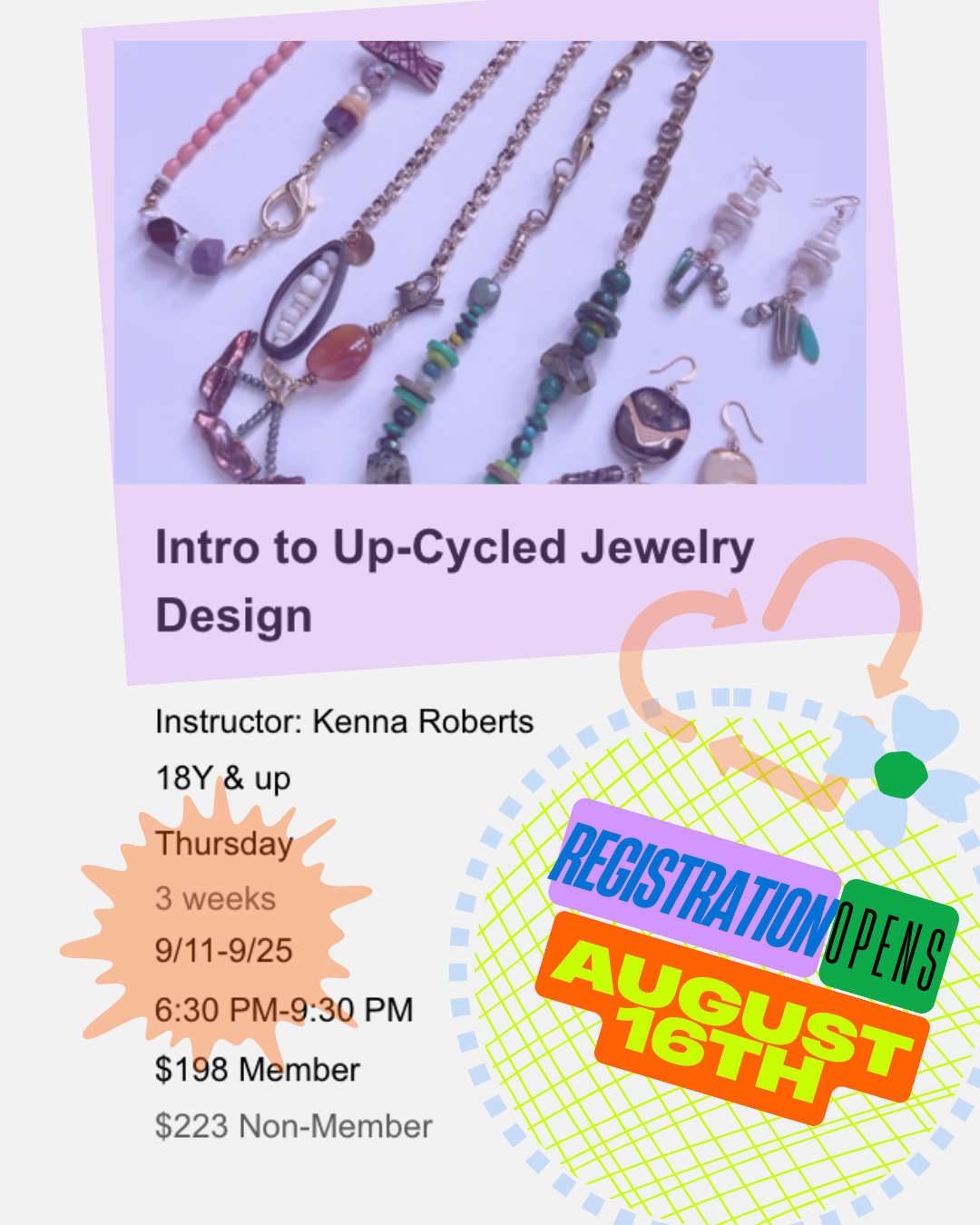 Up-Cycled Jewelry Workshop