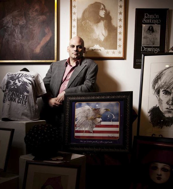 Steven C. Argento, Owner SC Fine Art and Ramón Santiago Studio Photo credit - GoodKnews Photography