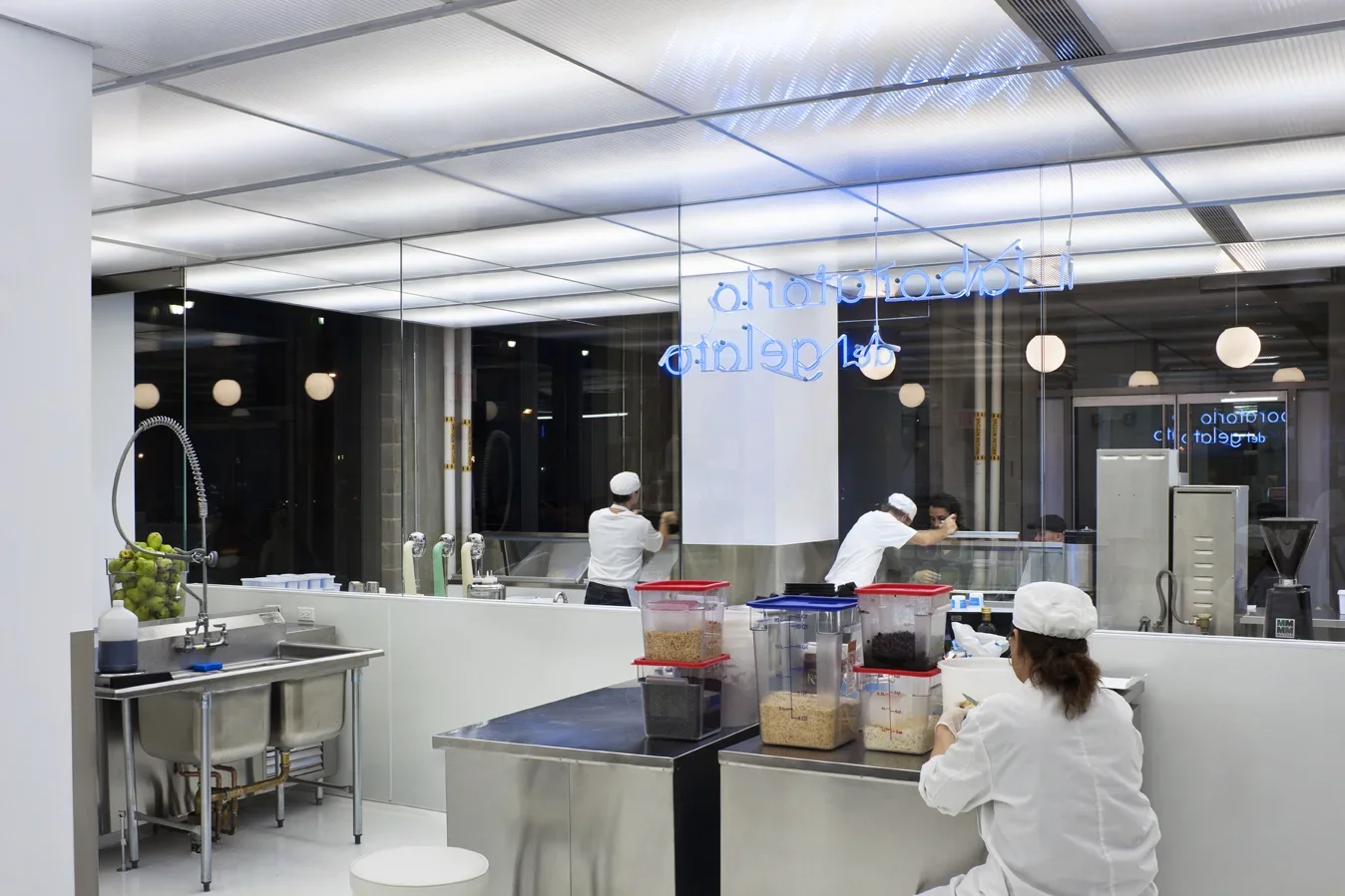 il laboratorio del gelato