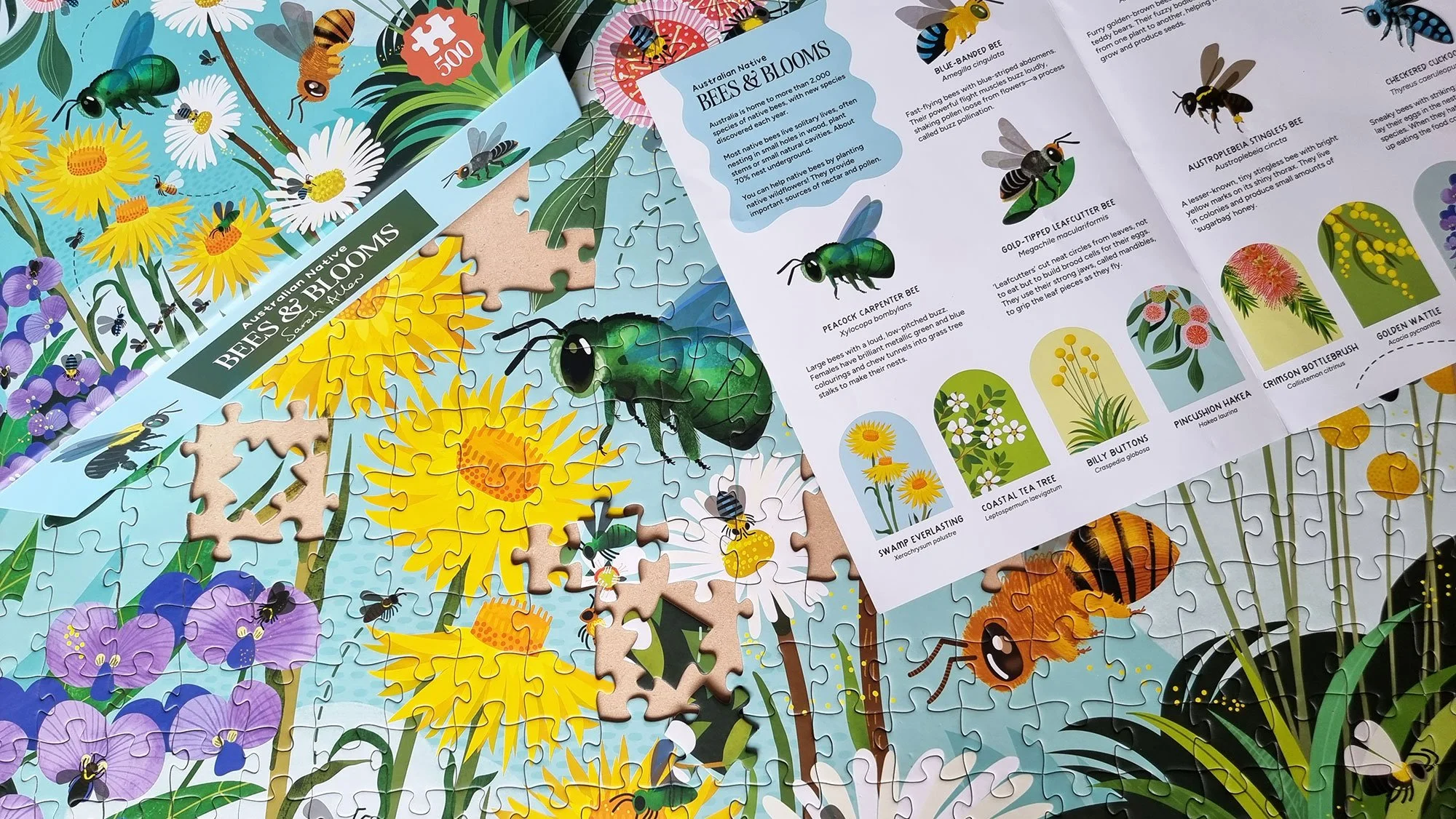 Australian native bees jigsaw puzzle