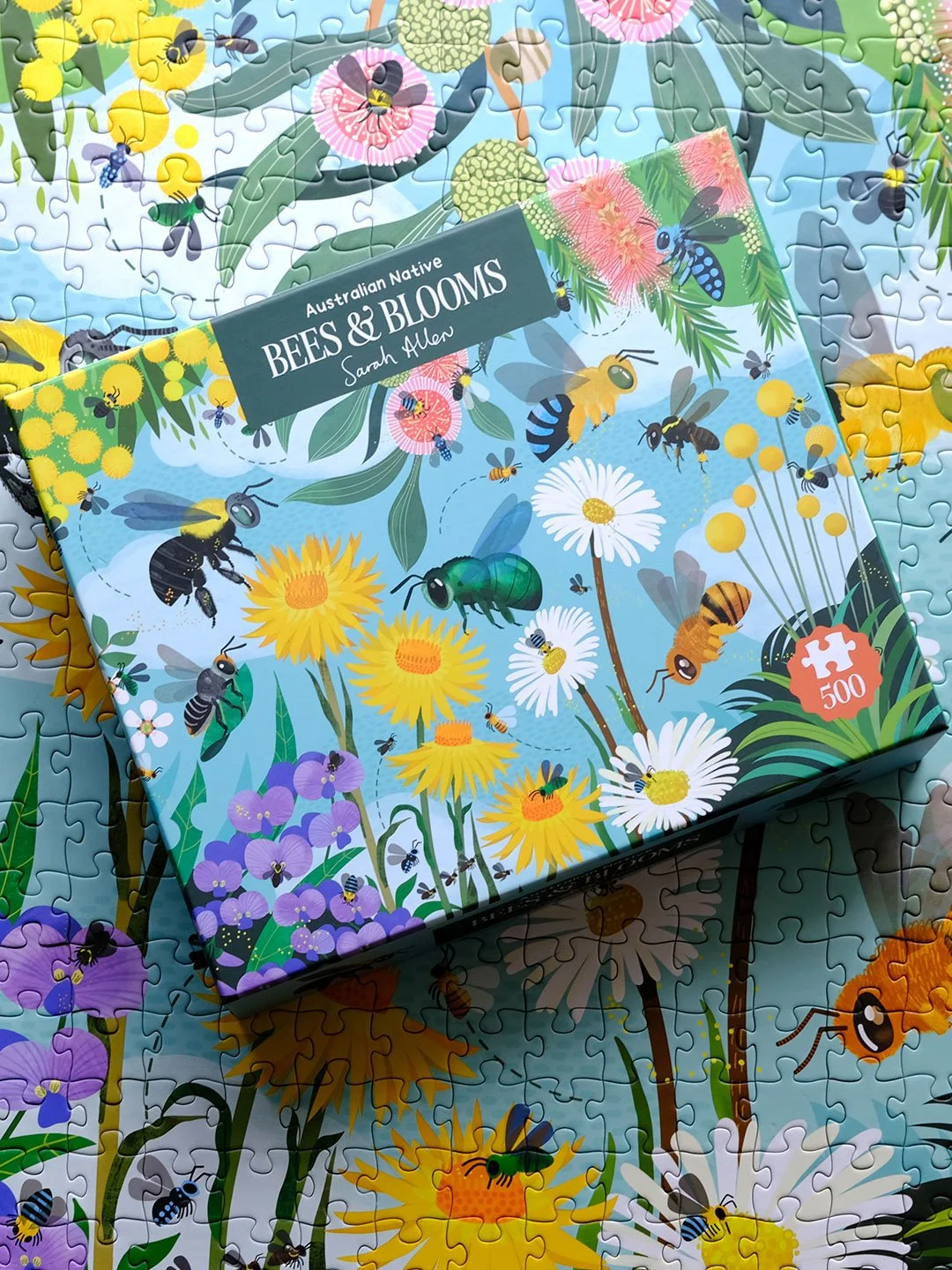 Australian Native Bees and Blooms puzzle
