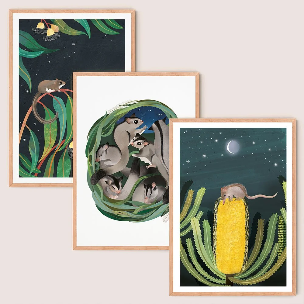 Night Animals Print Bundle (Save 10%)