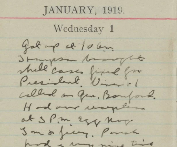 A PAGE FROM GENERAL PATTON’S DIARY