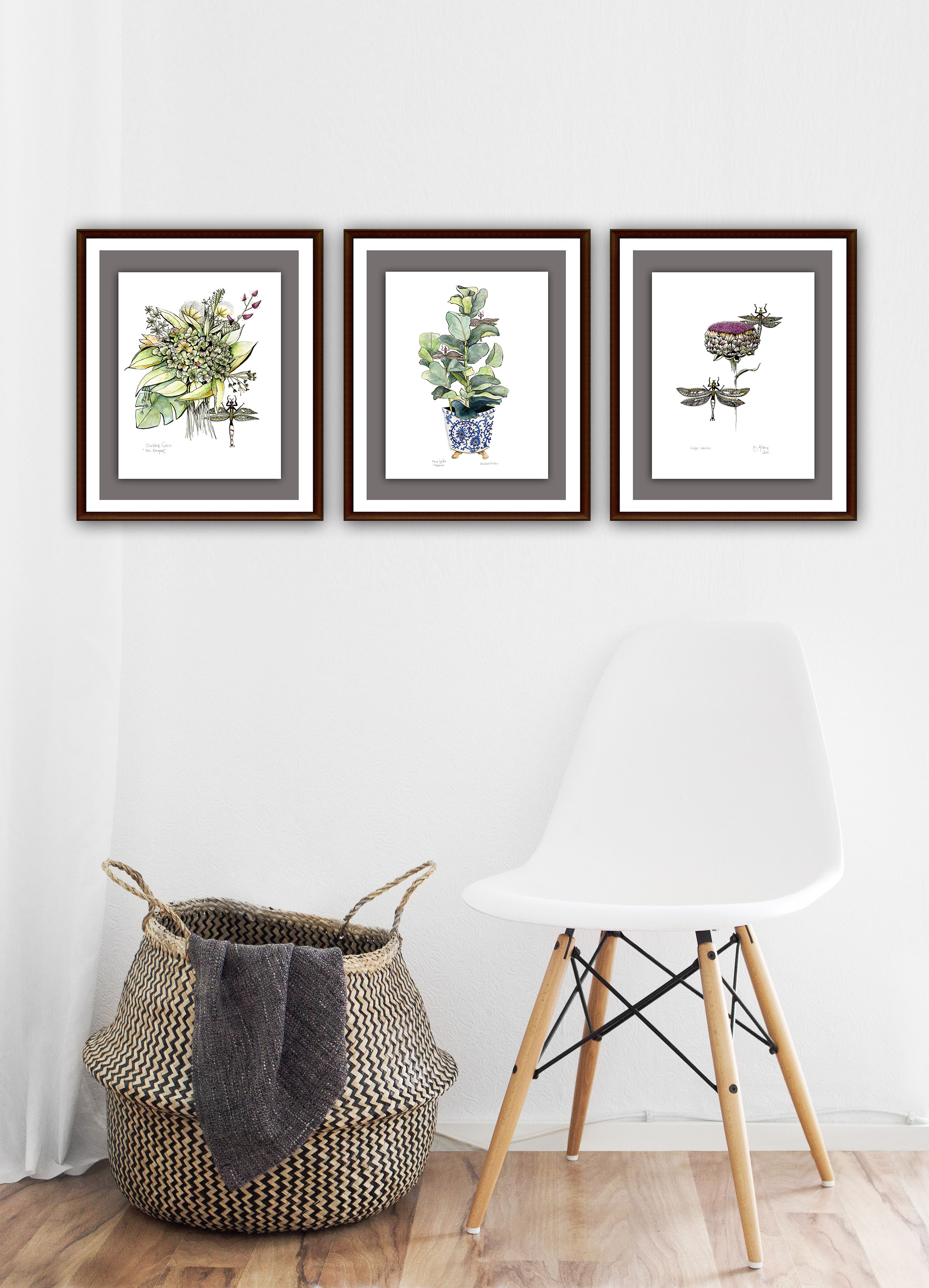 basket and black frame prints.jpg
