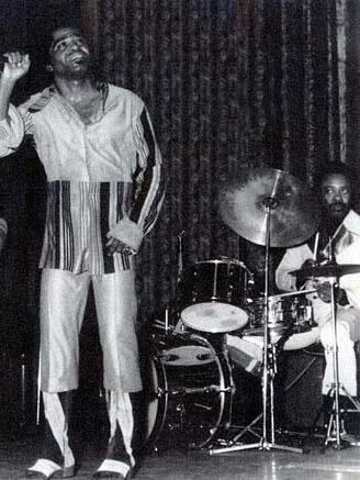 James Brown with Jab'o Starks on drums