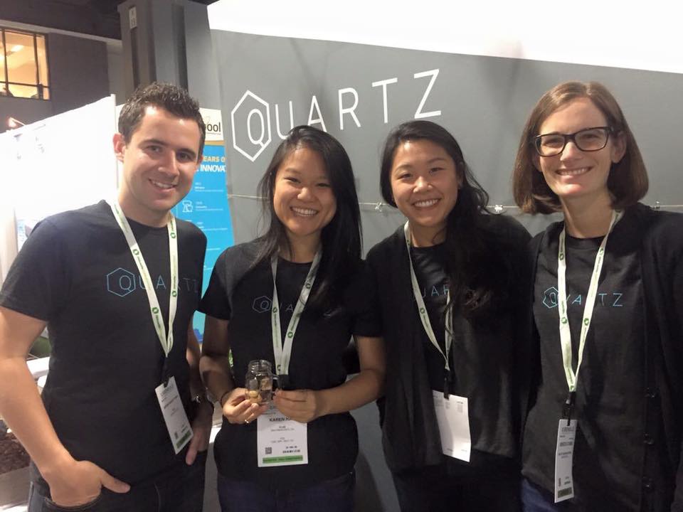 Quartz team members staff our exhibit at the 2015 Greenbuild Conference in DC.