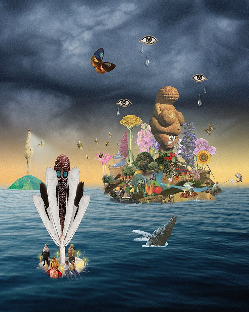 "Islands of Sanity" - Collage Design for Learning Community