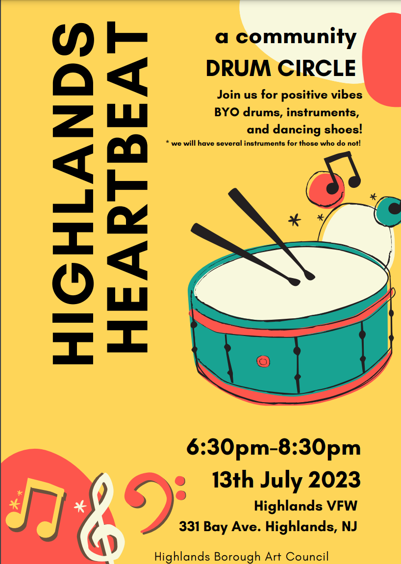 HIGHLANDS HEARTBEAT - Join us every Thursday for a drum circle at the VFW!