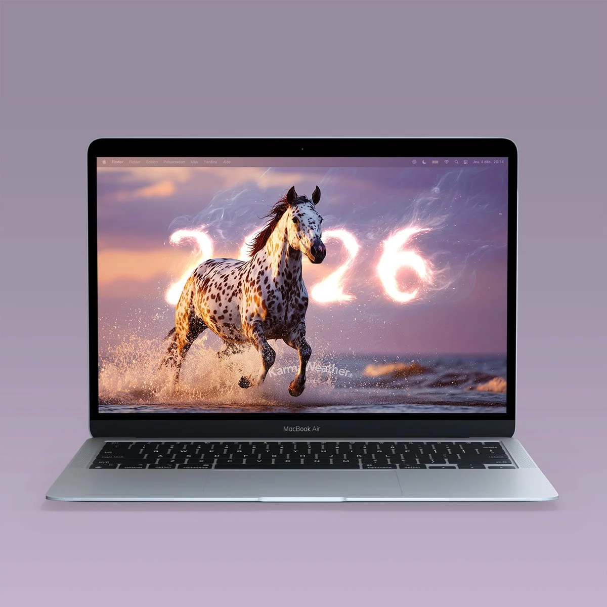 Fond d'écran Feng Shui 2026 Année du Cheval - KarmaWeather