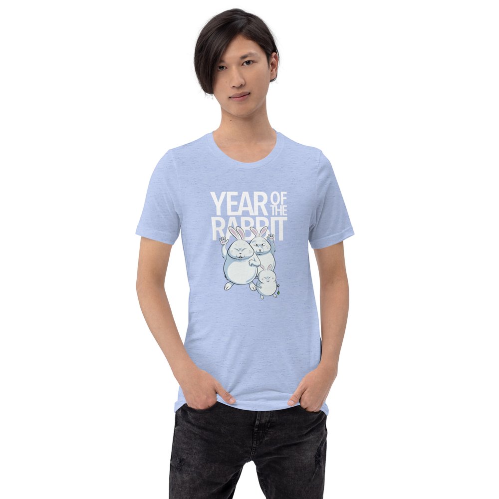 CNY Rabbit - Chinese New Year Unisex T-Shirt for family, couples & kids |  KarmaWeather Shop