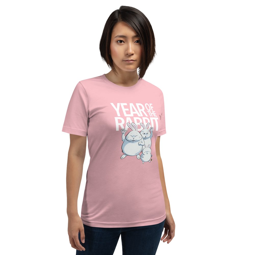 CNY Rabbit - Chinese New Year Unisex T-Shirt for family, couples & kids |  KarmaWeather Shop