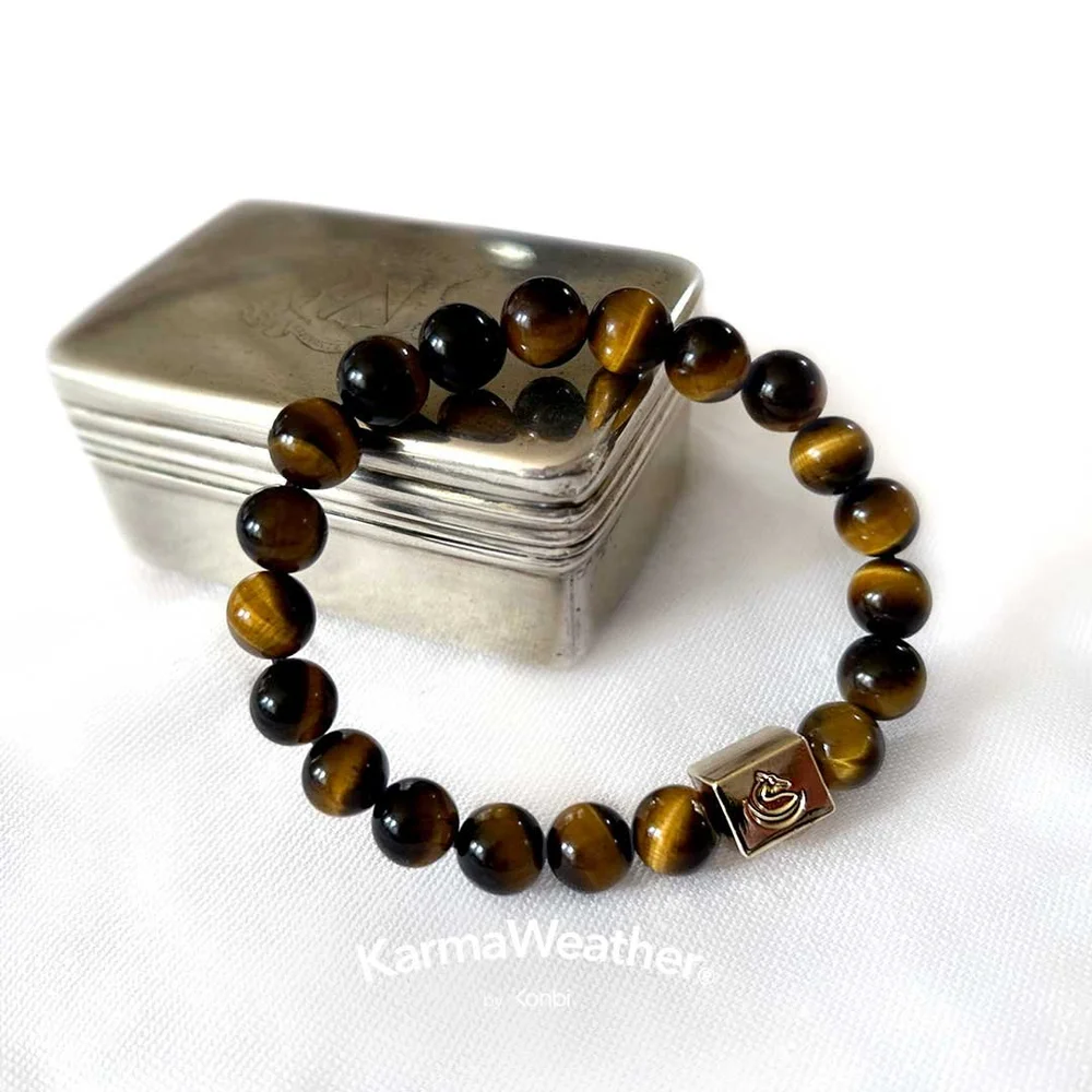 Tiger Eye Karma Beads Meaning High-Quality Tiger Eye Lucky Charm