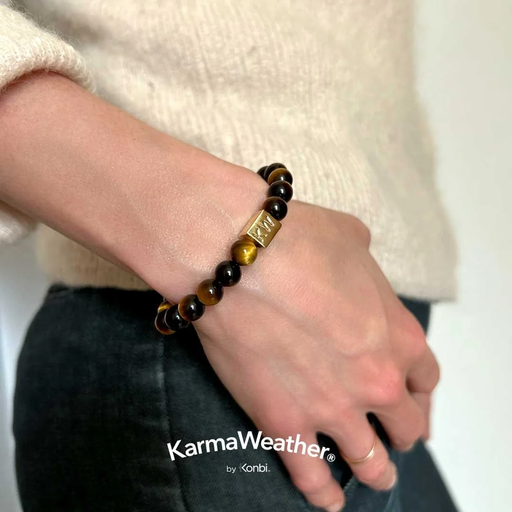High-Quality Tiger Eye Lucky Charm Bracelet for Protection Balance  KarmaWeather Shop