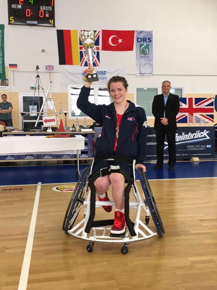First International competition - and first trophy!