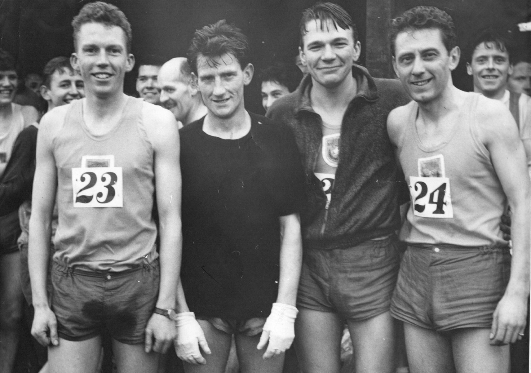 Don Shelley (right) in his Michelin cross-country days (photograph courtesy of Don Shelley)