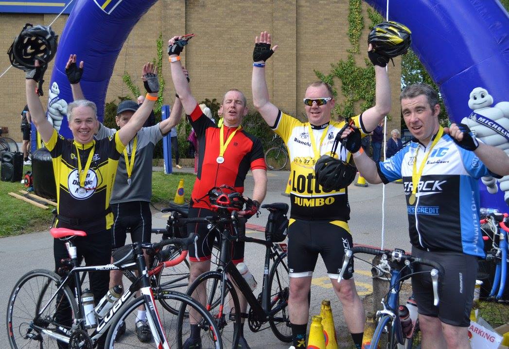 Tony, Mike, Andy, John and Rich: Dougie Mac Ride 2016
