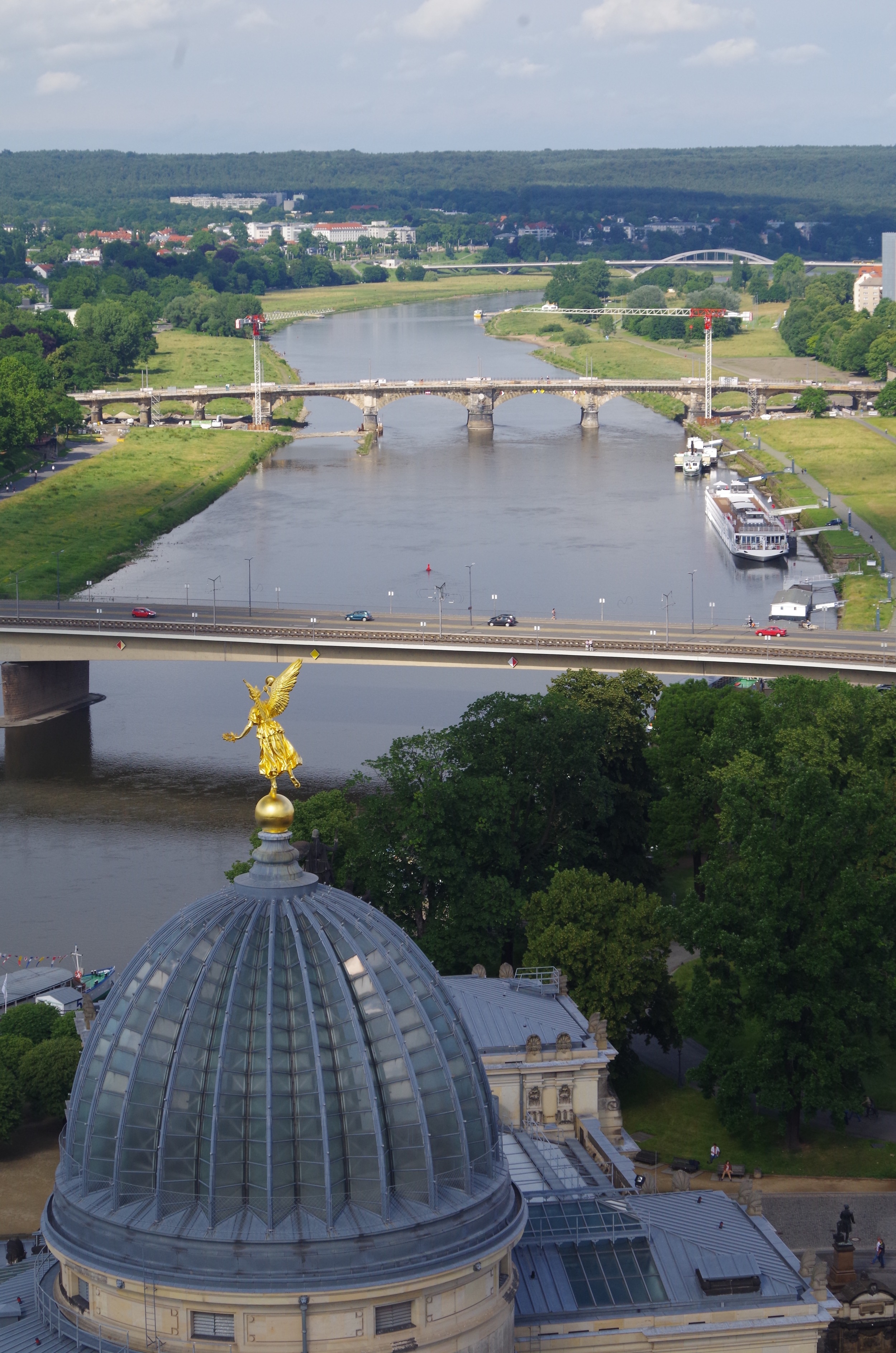 Dresden - looking back north from the Frauenkirche