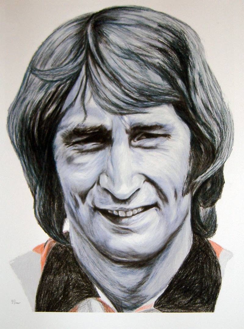 Denis Smith - painting by Steve Shaw