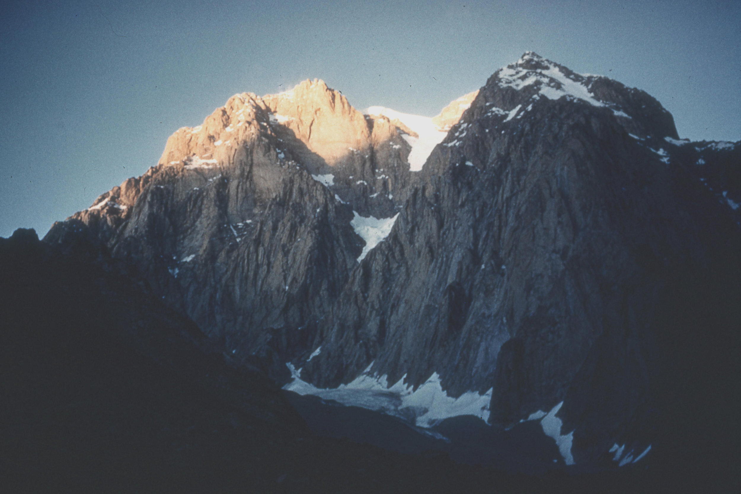Saraghrar ( 24,110ft ) from base Camp (photo from Ted Norrish collection)