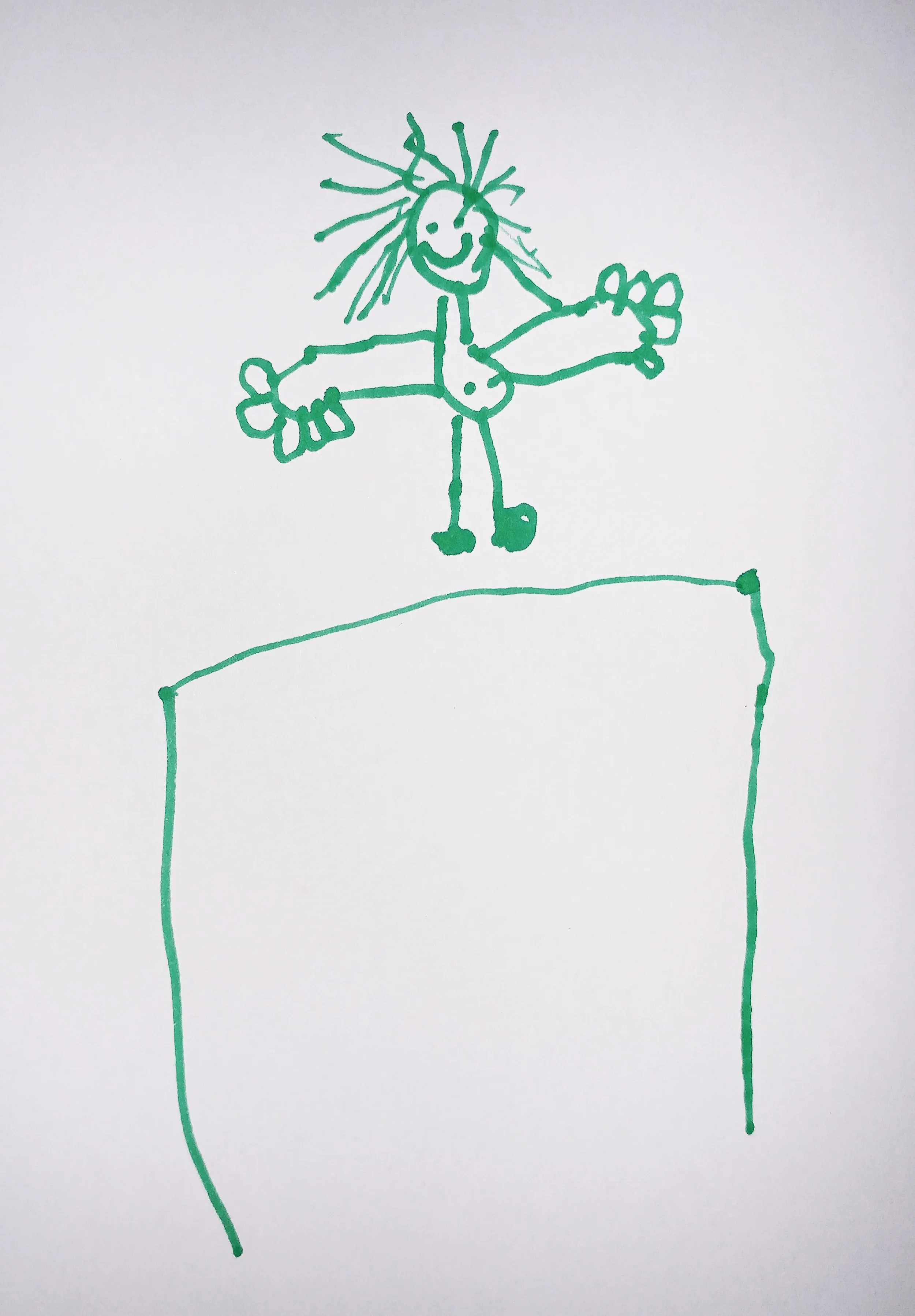 A happy trampolinist!