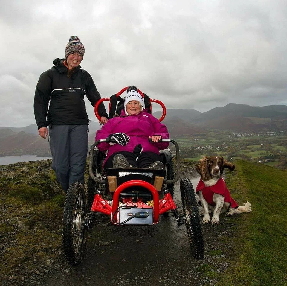 Allie and Max on Latrigg
