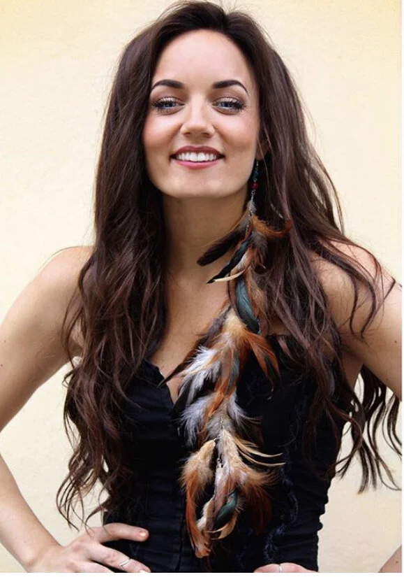 Fjäderörhänge / Feather Earring 