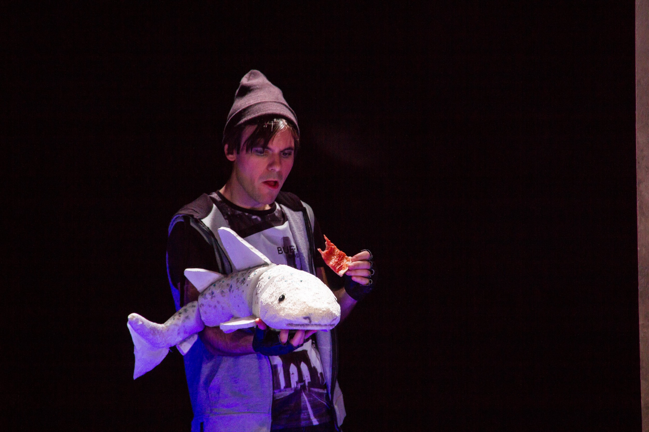  As Emcee and Speedo in Veil'd by Monet Hurst-Mendoza at WP Theater's Pipeline Festival (2016) 