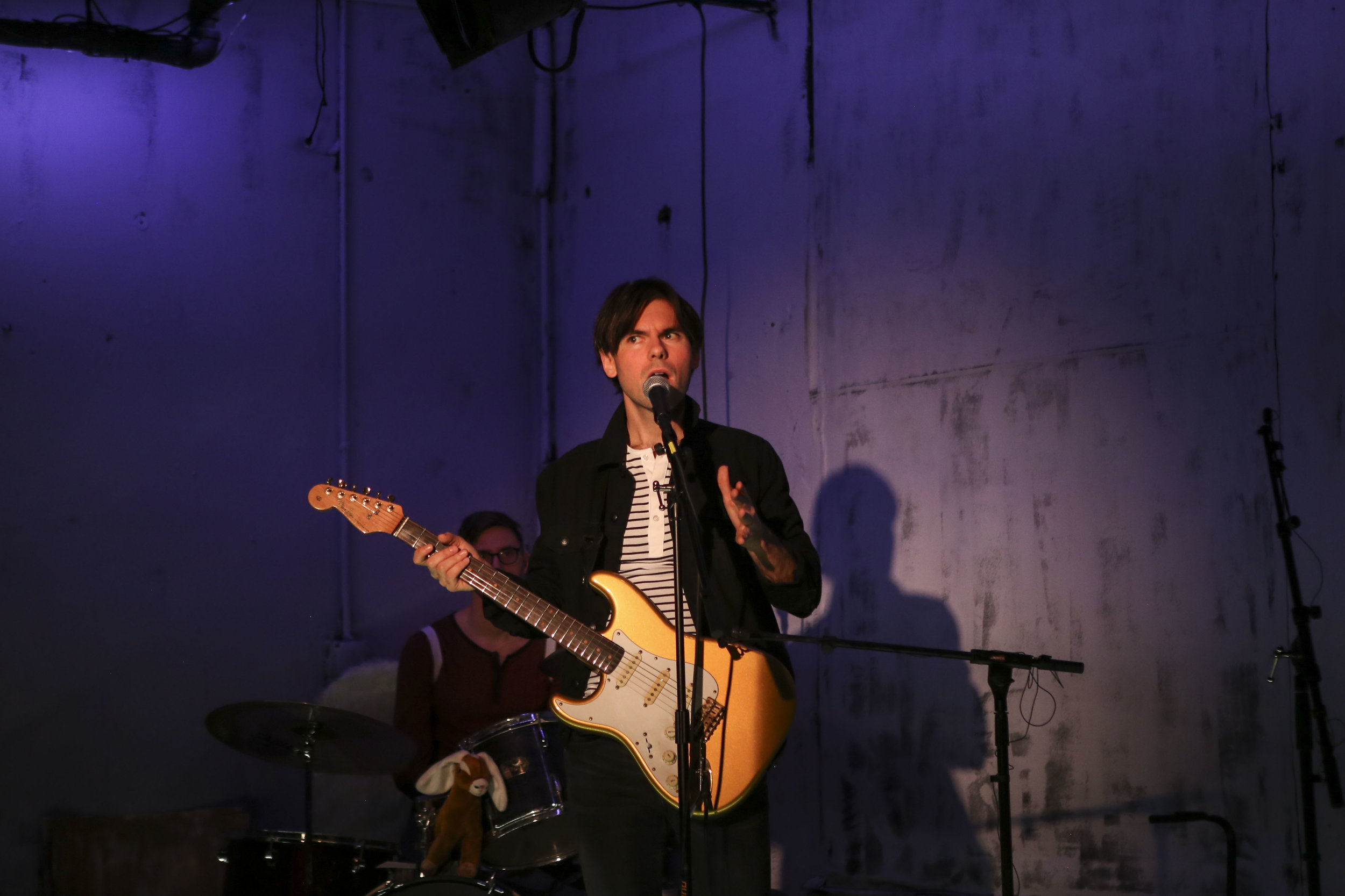  As the Band Leader in Cry Eden (workshop production at Access Theater, 2016) 