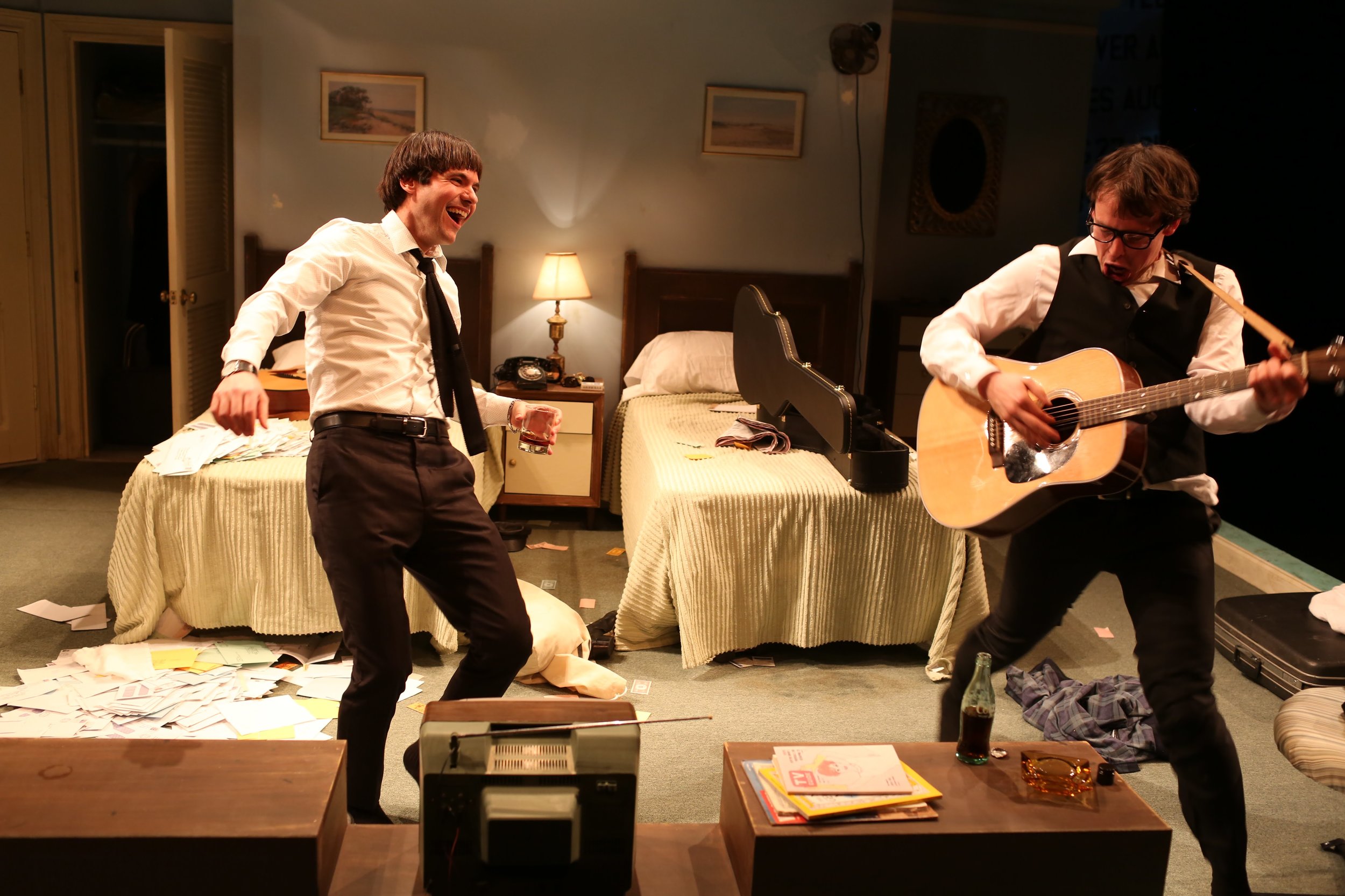  As Paul McCartney in Only Yesterday at Northern Stage (pictured with Christopher Sears, 2018) 