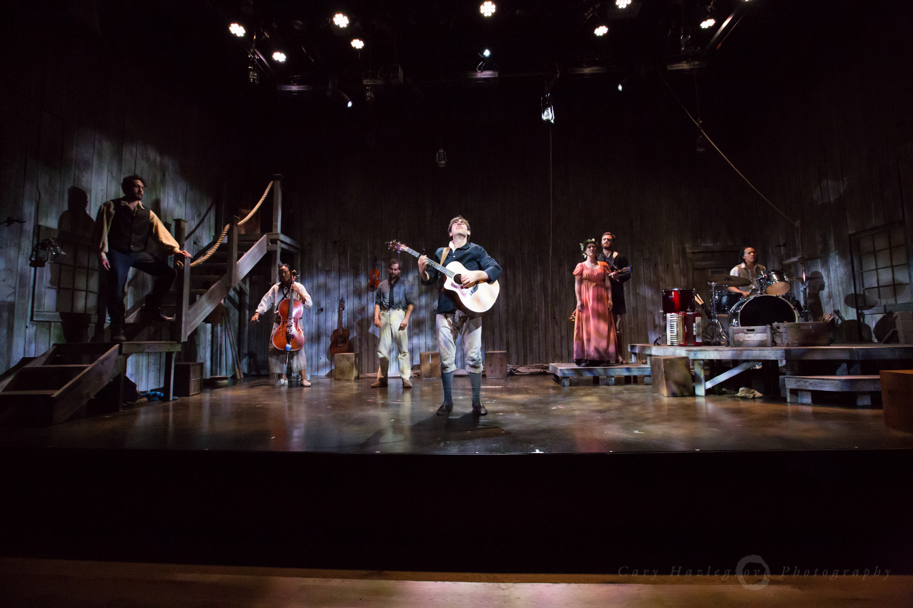  Tommy and the cast of SeaWife at Nantucket's White Heron Theater (2017) Photo by Cary Hazlegrove 