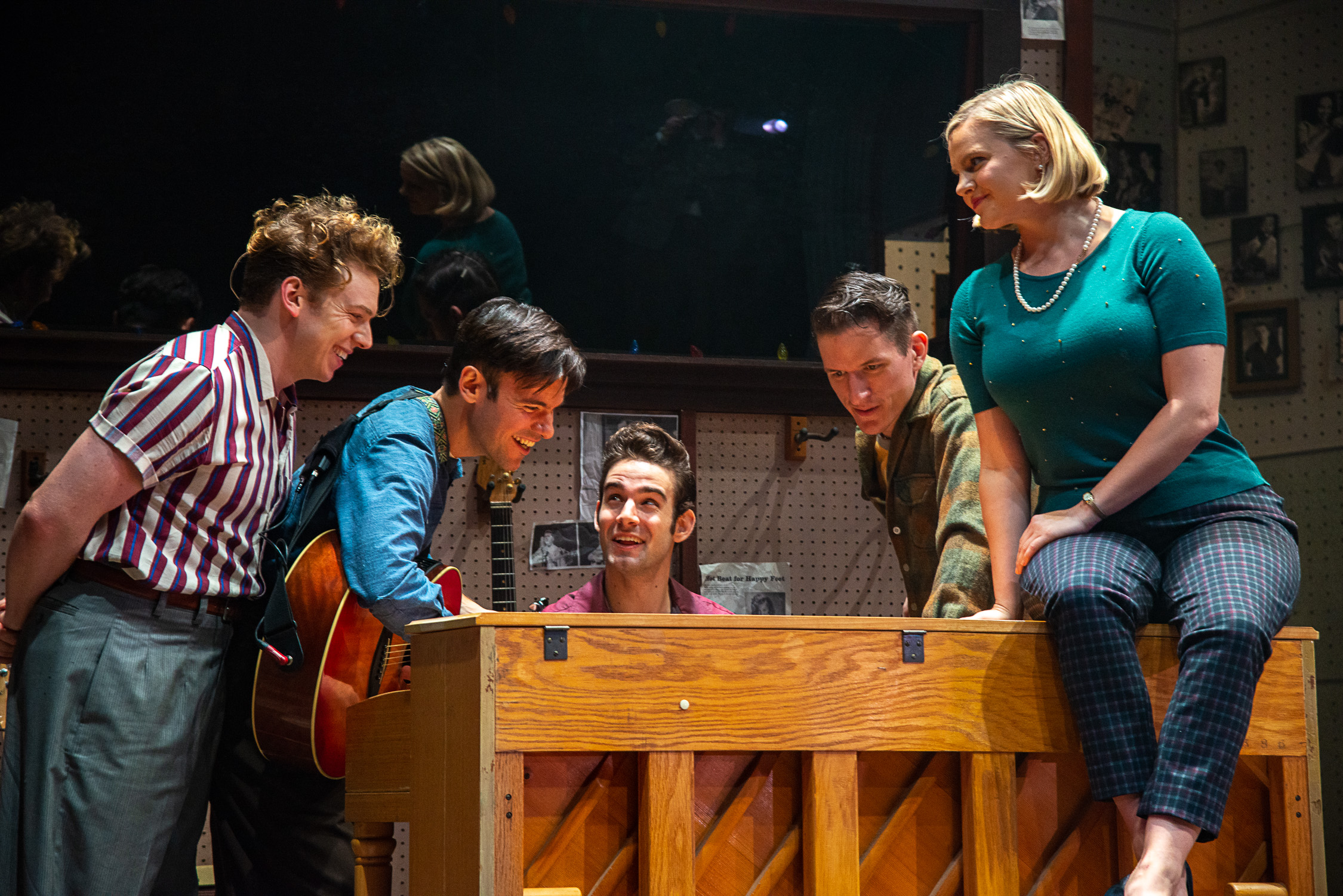  As Carl Perkins with the cast of Million Dollar Quartet at the Weston Playhouse, Weston, VT (2018) 