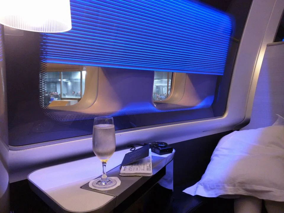 The motorized window shade is very cool