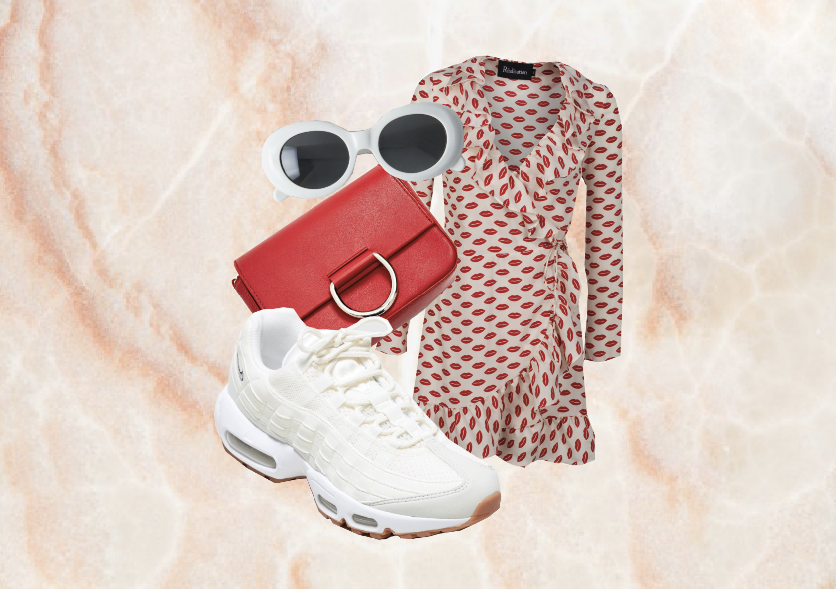 BAG: Zara | SUNGLASSES: Acne Studios (but I got a cheaper pair here ) | DRESS: Realisation Par