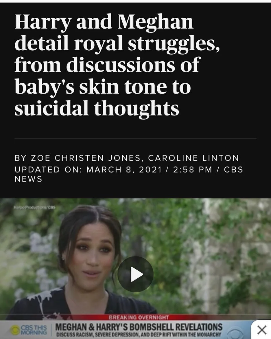 What has long been ignored, and needs to take center stage, is the mental health toll of racism. The idea that this accomplished successfully black women should be grateful to receive abuse by the highest circles of old world colonialists is a gross 