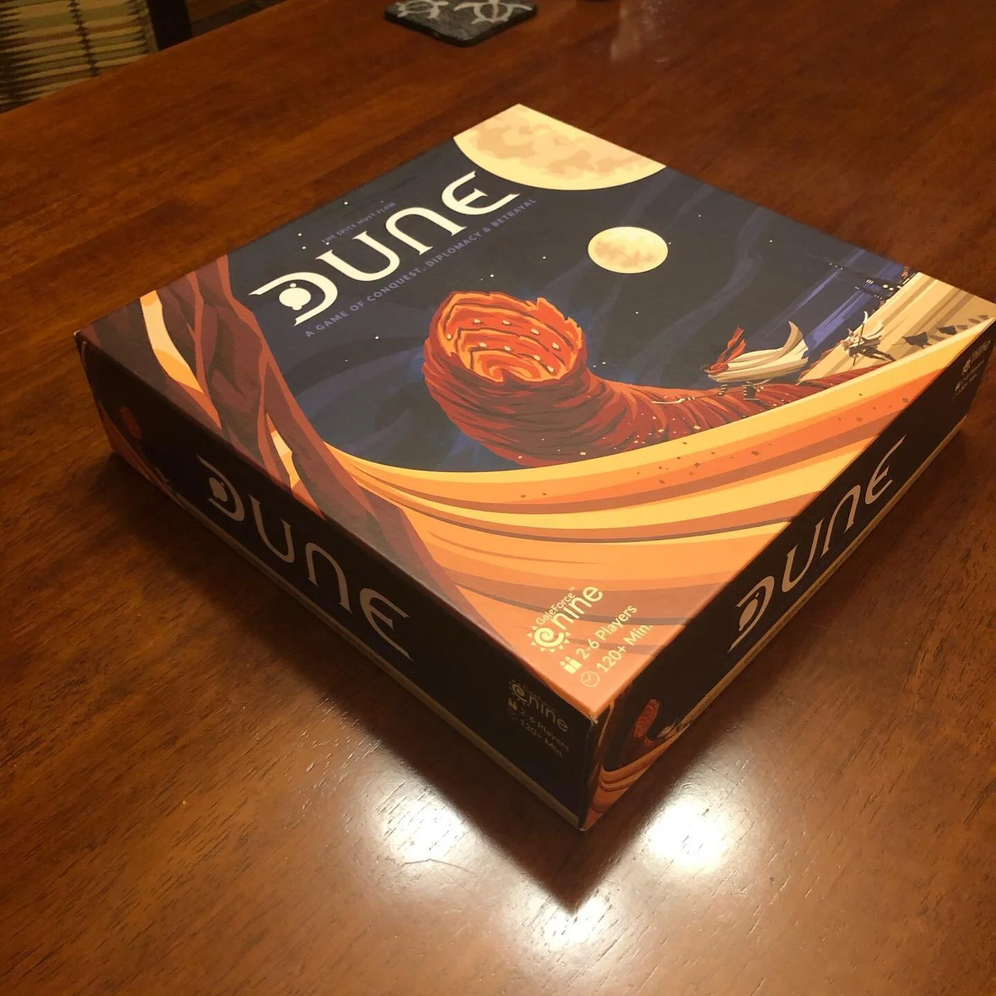 This game has so many damn rules!! Also it&rsquo;s it&rsquo;s on par with Monopoly for increasing blood pressure 😅 #dune #spicemustflow @galeforcenineofficial