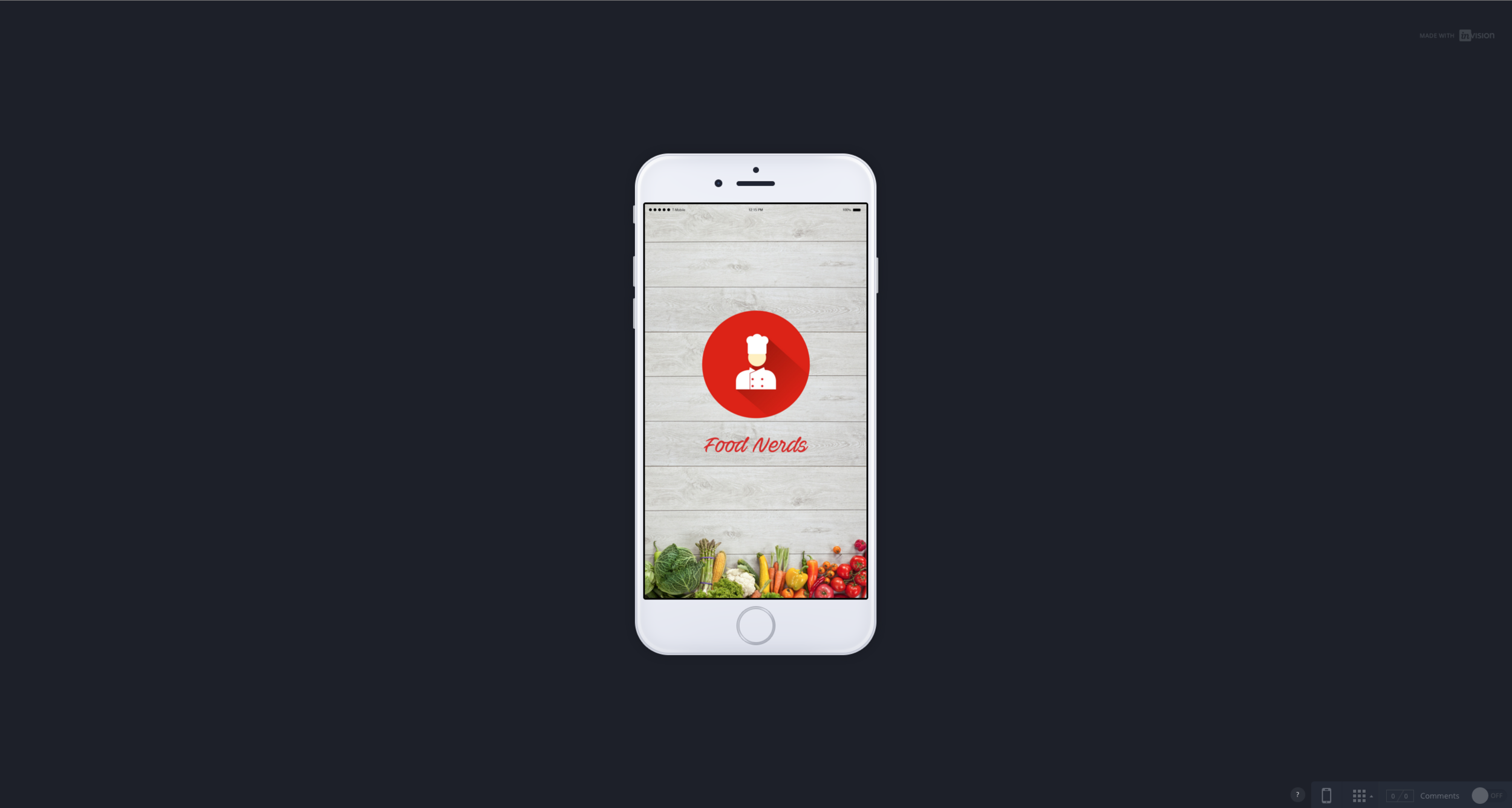 Click here to view Food Nerds prototype